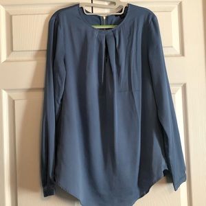 Ann Taylor blue blouse